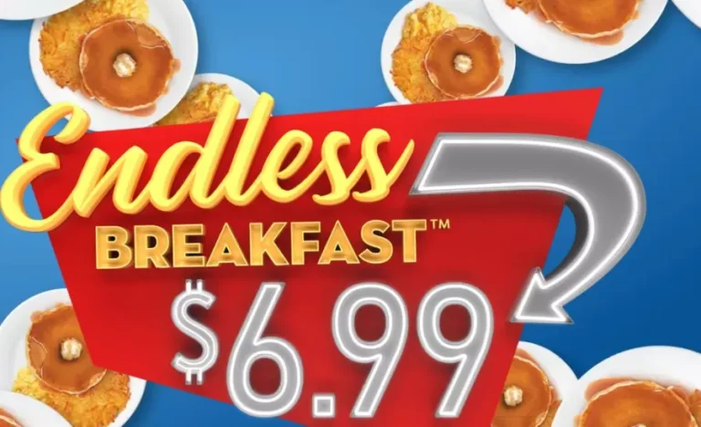 $6.99 Endless Breakfast at Denny’s