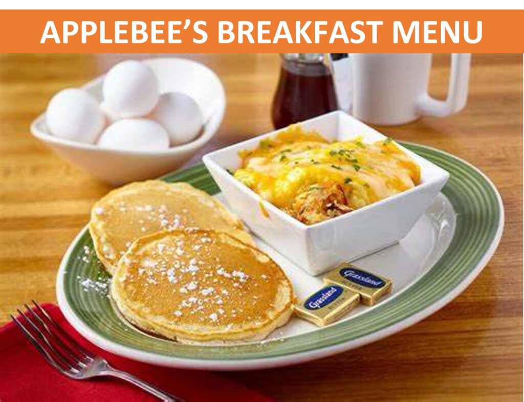Applebee's Breakfast Menu